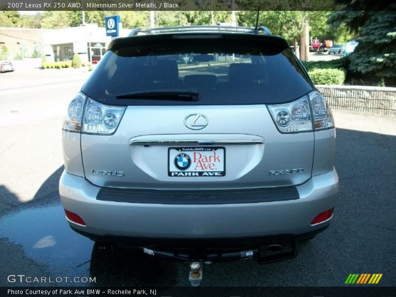 Millennium Silver Metallic / Black 2007 Lexus RX 350 AWD