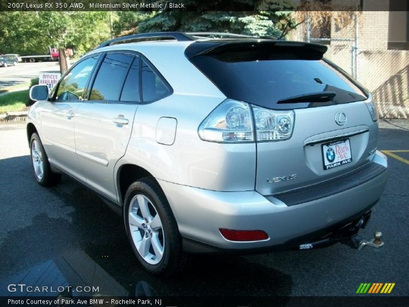 Millennium Silver Metallic / Black 2007 Lexus RX 350 AWD