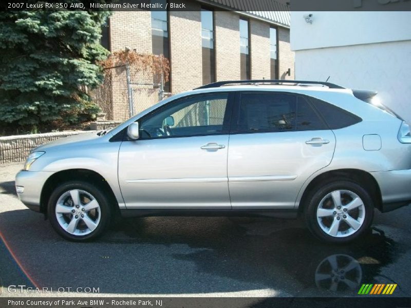 Millennium Silver Metallic / Black 2007 Lexus RX 350 AWD