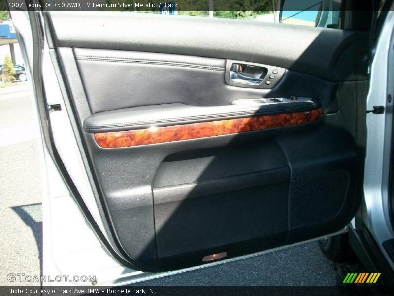 Millennium Silver Metallic / Black 2007 Lexus RX 350 AWD