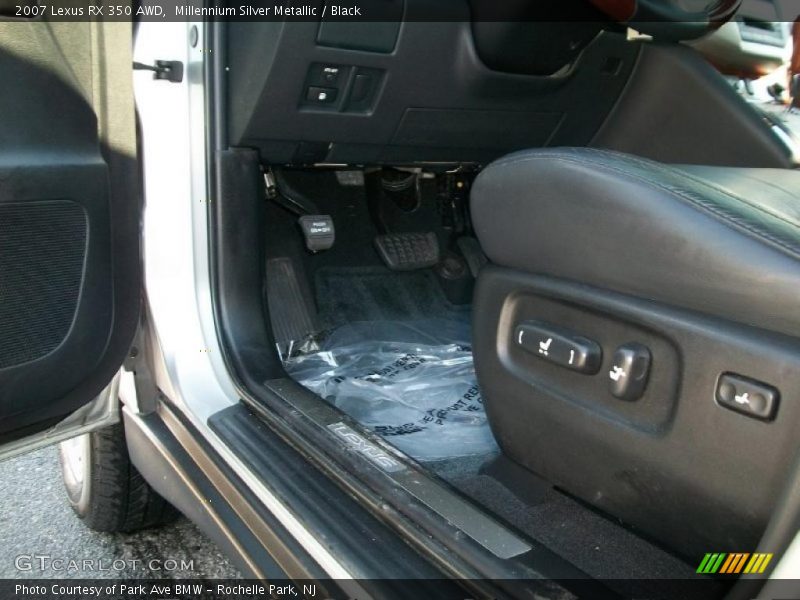 Millennium Silver Metallic / Black 2007 Lexus RX 350 AWD