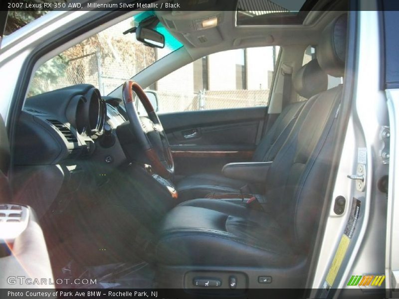 Millennium Silver Metallic / Black 2007 Lexus RX 350 AWD