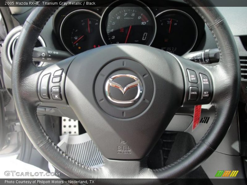 Titanium Gray Metallic / Black 2005 Mazda RX-8