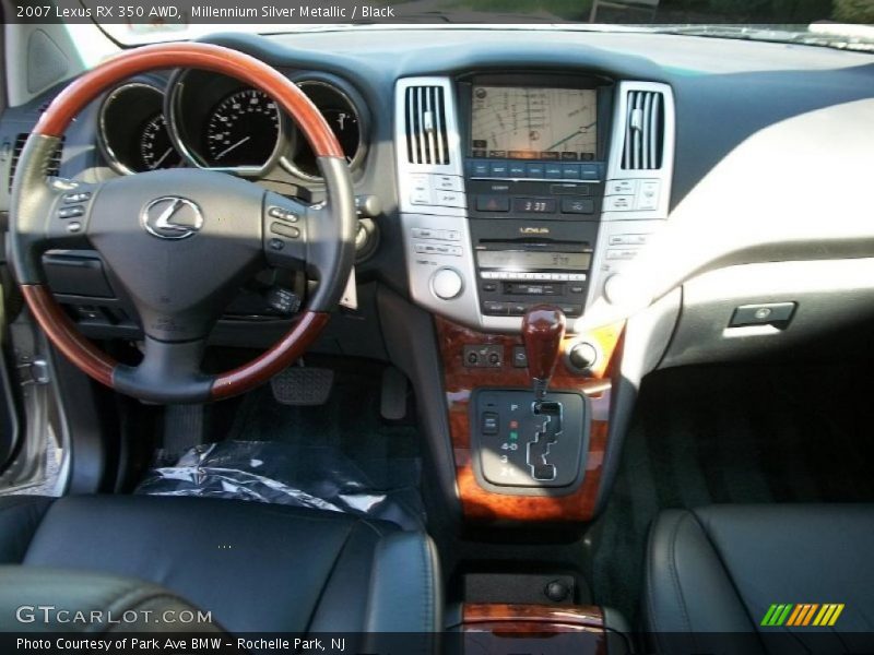 Millennium Silver Metallic / Black 2007 Lexus RX 350 AWD