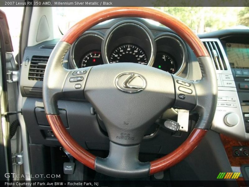 Millennium Silver Metallic / Black 2007 Lexus RX 350 AWD