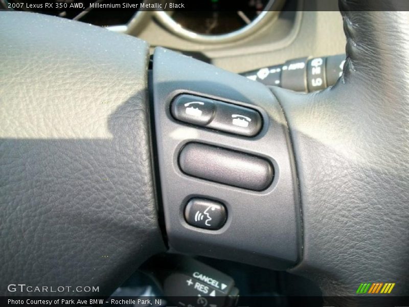Millennium Silver Metallic / Black 2007 Lexus RX 350 AWD