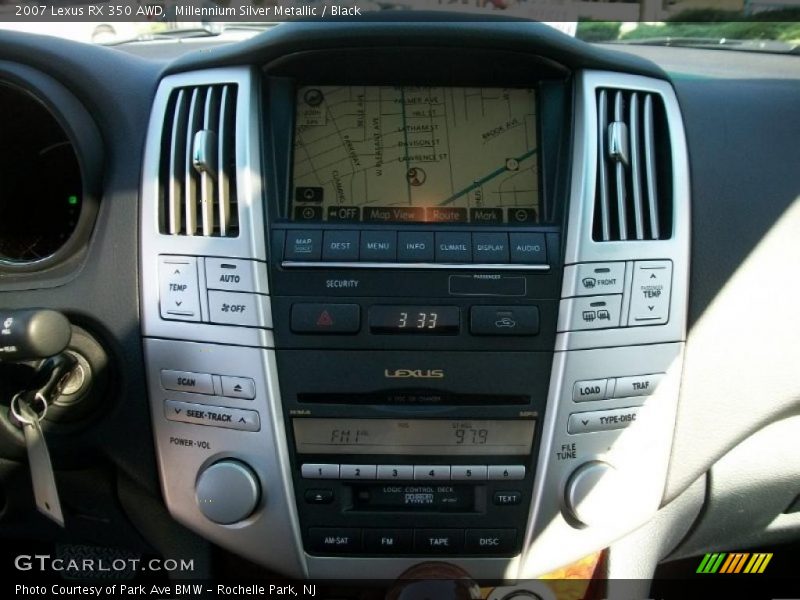 Millennium Silver Metallic / Black 2007 Lexus RX 350 AWD