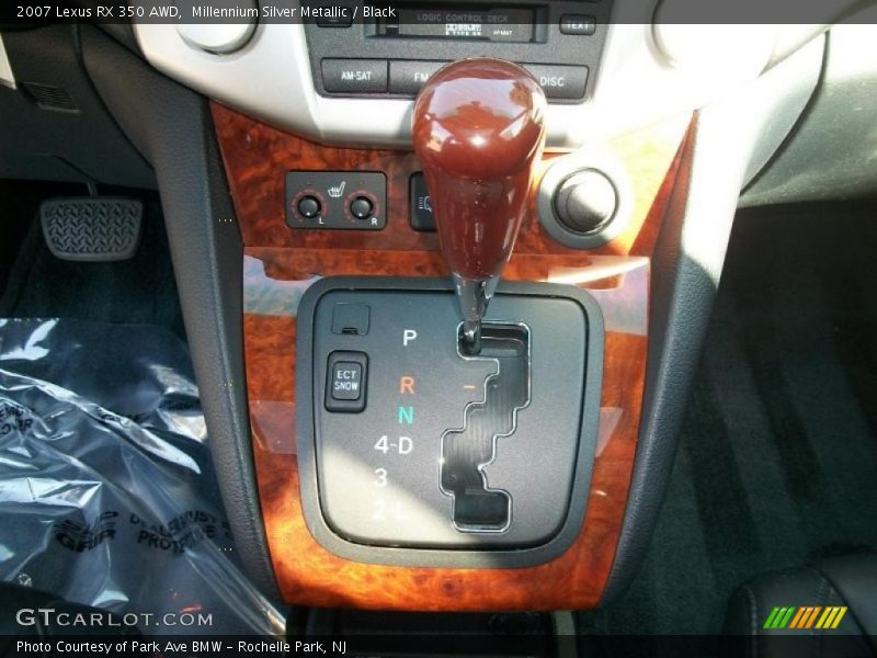 Millennium Silver Metallic / Black 2007 Lexus RX 350 AWD