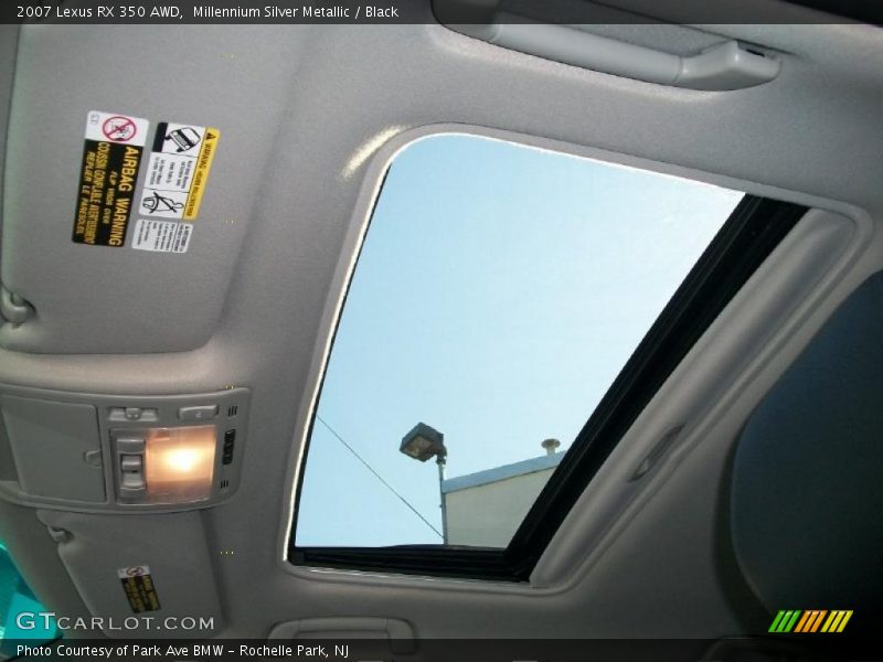 Millennium Silver Metallic / Black 2007 Lexus RX 350 AWD