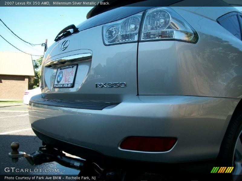 Millennium Silver Metallic / Black 2007 Lexus RX 350 AWD