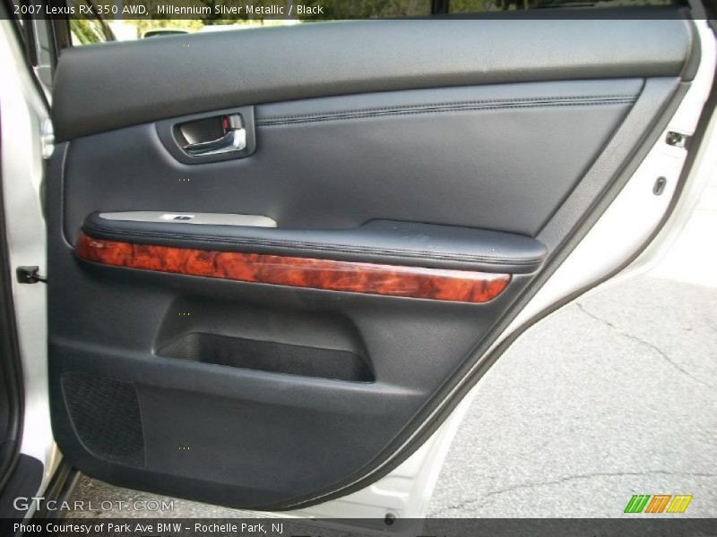 Millennium Silver Metallic / Black 2007 Lexus RX 350 AWD
