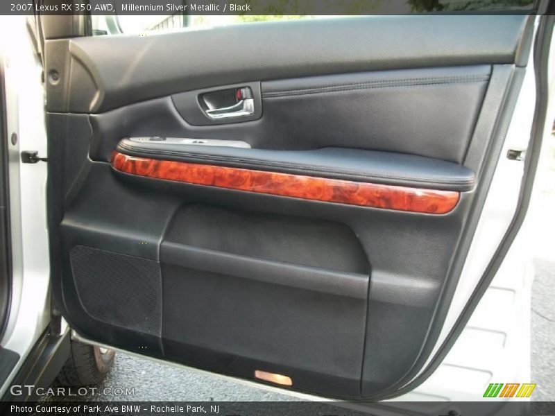 Millennium Silver Metallic / Black 2007 Lexus RX 350 AWD