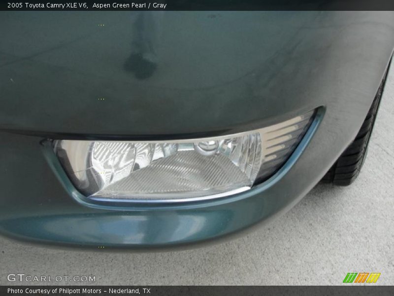 Aspen Green Pearl / Gray 2005 Toyota Camry XLE V6