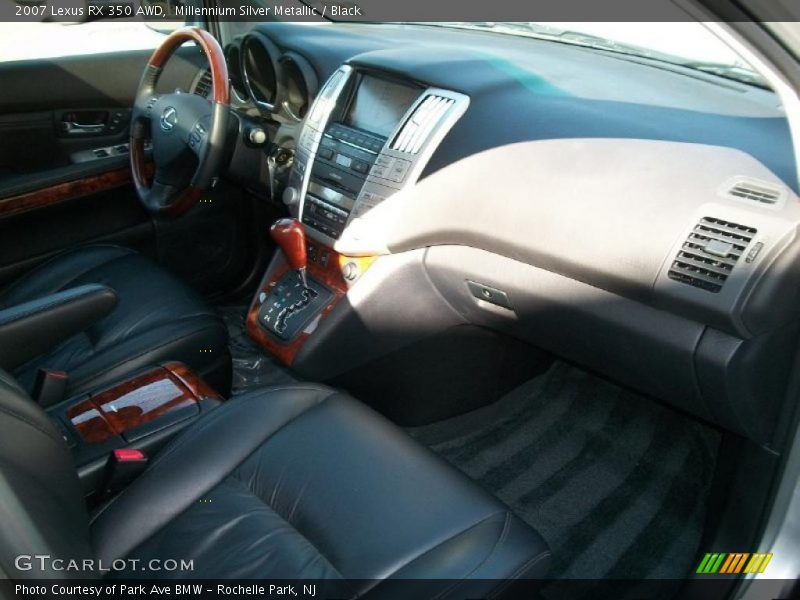 Millennium Silver Metallic / Black 2007 Lexus RX 350 AWD
