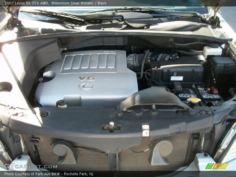 Millennium Silver Metallic / Black 2007 Lexus RX 350 AWD