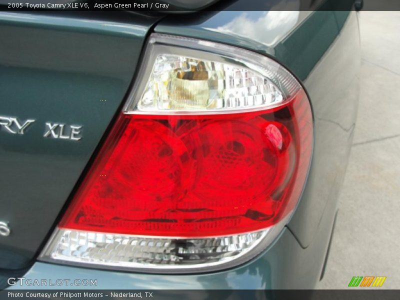 Aspen Green Pearl / Gray 2005 Toyota Camry XLE V6