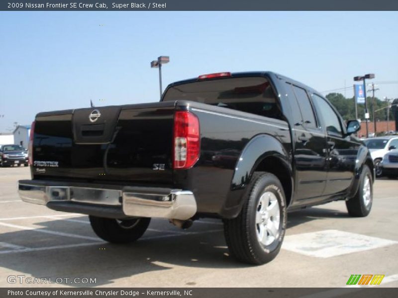 Super Black / Steel 2009 Nissan Frontier SE Crew Cab