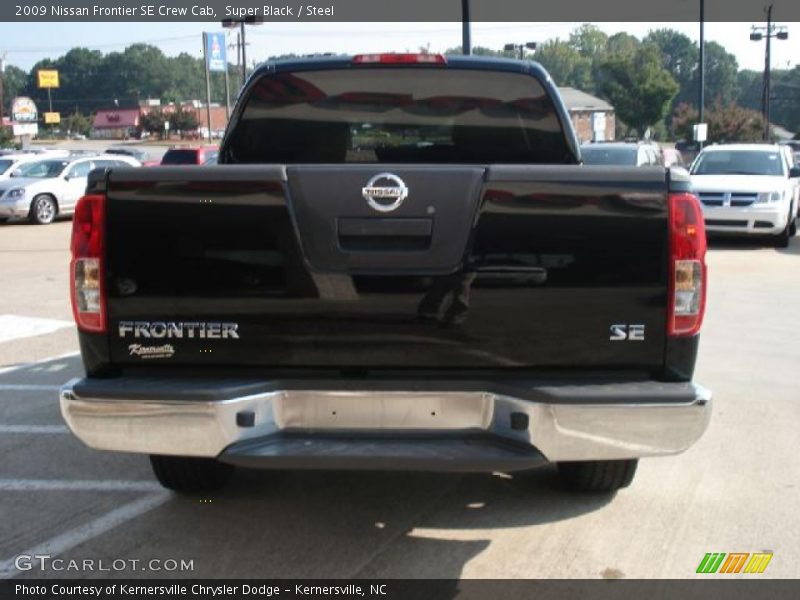 Super Black / Steel 2009 Nissan Frontier SE Crew Cab