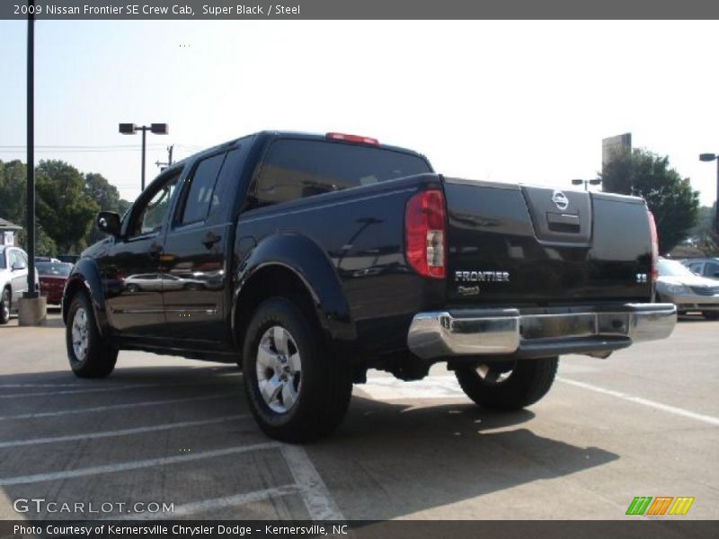 Super Black / Steel 2009 Nissan Frontier SE Crew Cab