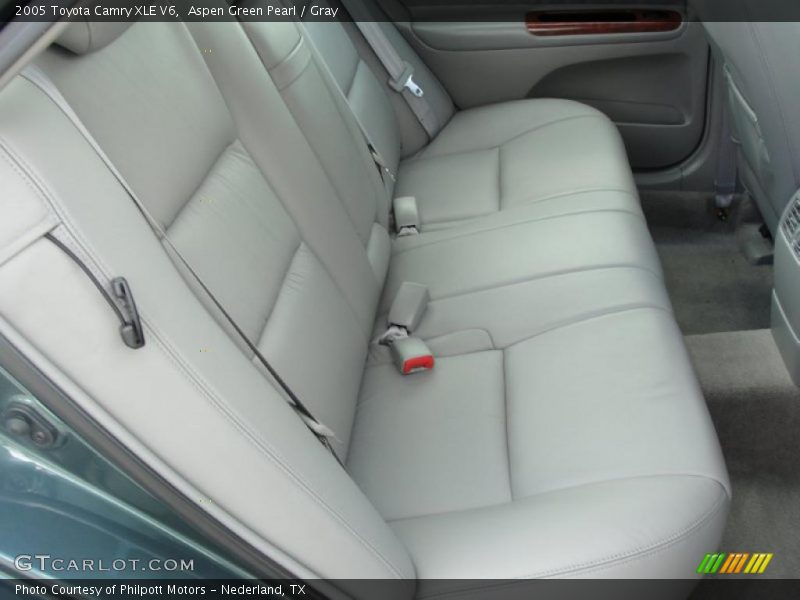 Aspen Green Pearl / Gray 2005 Toyota Camry XLE V6