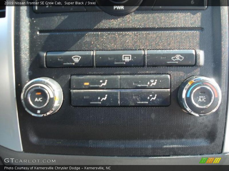 Super Black / Steel 2009 Nissan Frontier SE Crew Cab