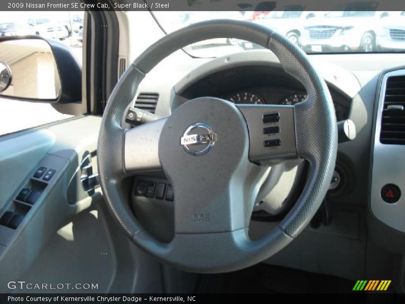 Super Black / Steel 2009 Nissan Frontier SE Crew Cab