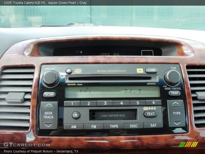 Aspen Green Pearl / Gray 2005 Toyota Camry XLE V6