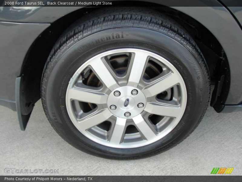 Black Clearcoat / Medium Light Stone 2008 Ford Taurus SEL