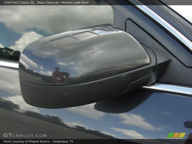 Black Clearcoat / Medium Light Stone 2008 Ford Taurus SEL