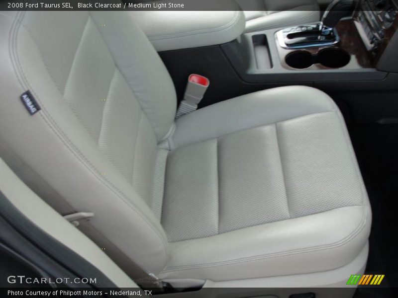 Black Clearcoat / Medium Light Stone 2008 Ford Taurus SEL