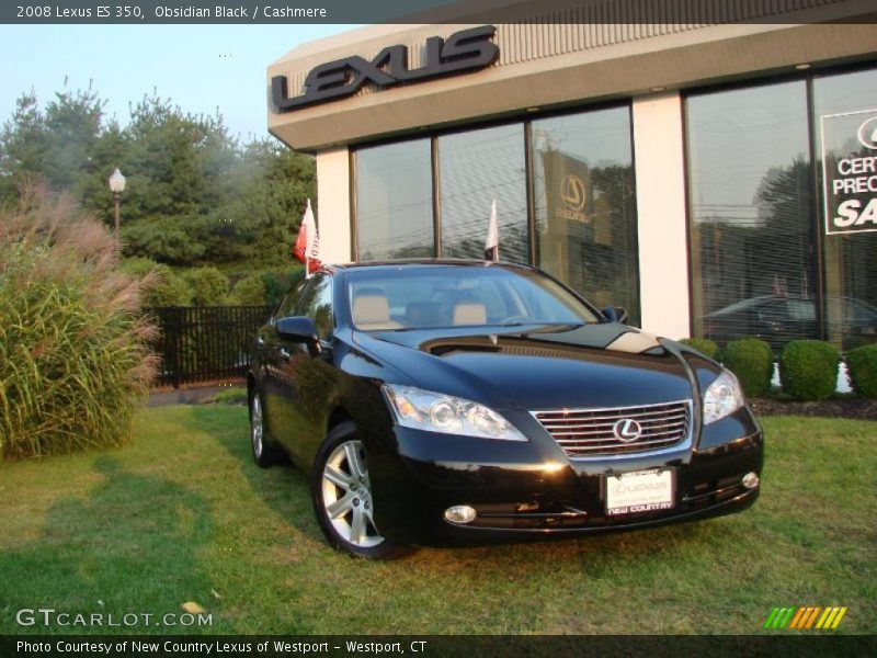 Obsidian Black / Cashmere 2008 Lexus ES 350