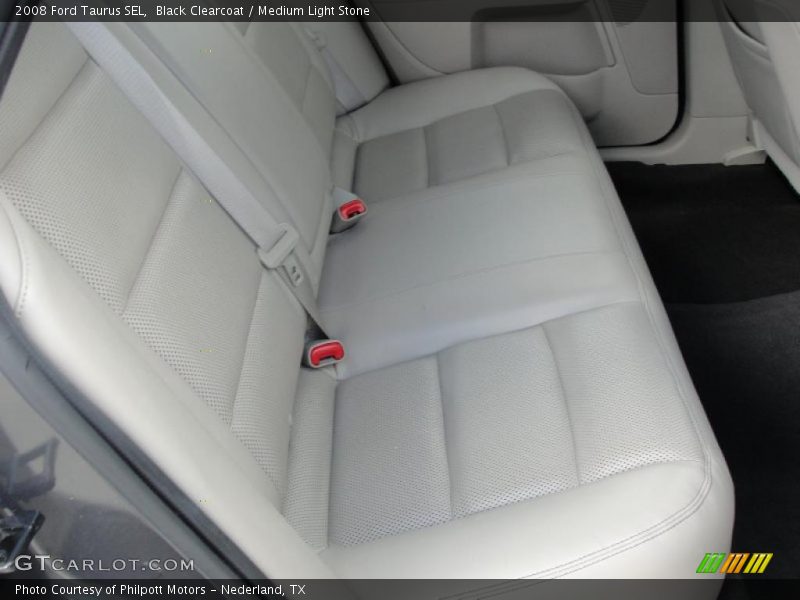 Black Clearcoat / Medium Light Stone 2008 Ford Taurus SEL