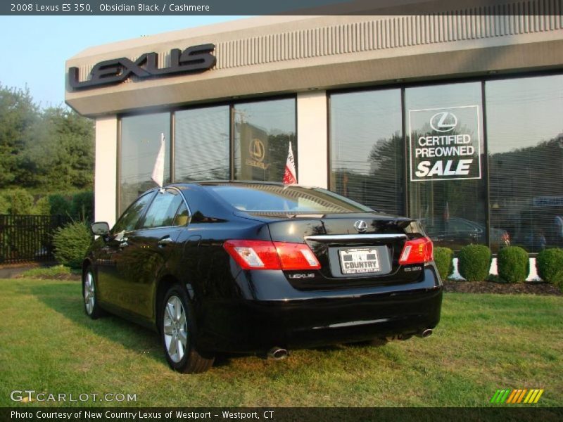 Obsidian Black / Cashmere 2008 Lexus ES 350