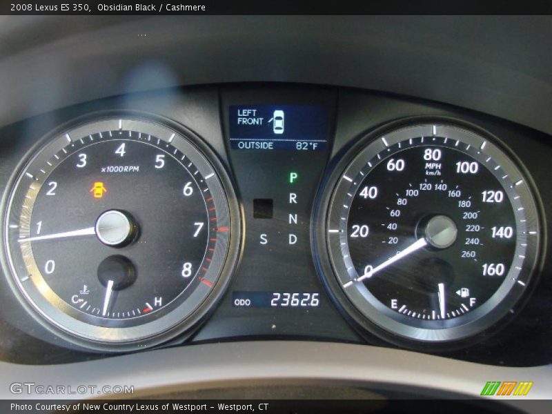 Obsidian Black / Cashmere 2008 Lexus ES 350