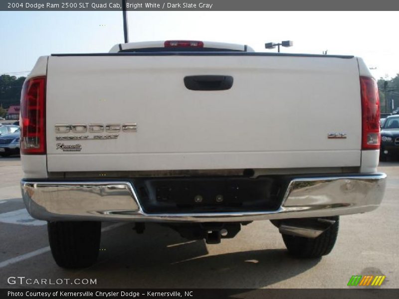 Bright White / Dark Slate Gray 2004 Dodge Ram 2500 SLT Quad Cab