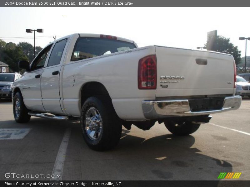 Bright White / Dark Slate Gray 2004 Dodge Ram 2500 SLT Quad Cab