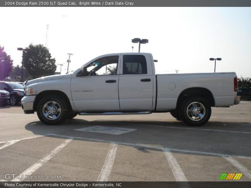 Bright White / Dark Slate Gray 2004 Dodge Ram 2500 SLT Quad Cab