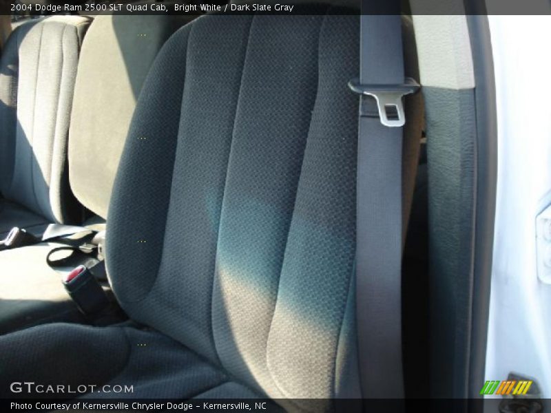 Bright White / Dark Slate Gray 2004 Dodge Ram 2500 SLT Quad Cab