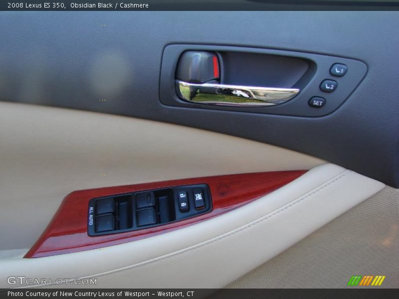 Obsidian Black / Cashmere 2008 Lexus ES 350