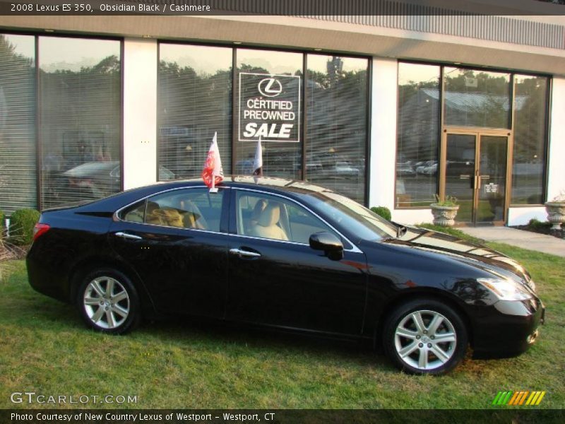 Obsidian Black / Cashmere 2008 Lexus ES 350