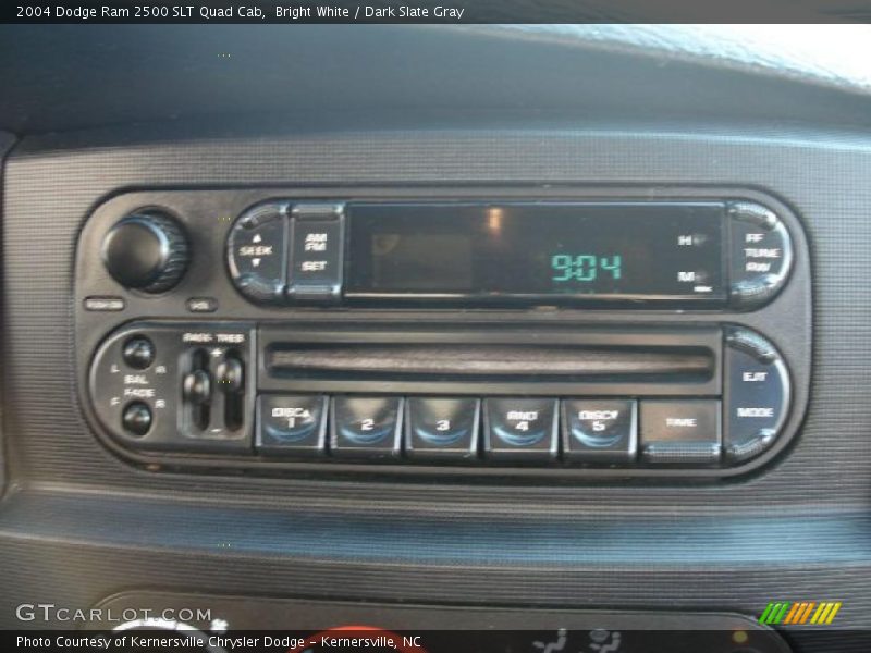 Bright White / Dark Slate Gray 2004 Dodge Ram 2500 SLT Quad Cab