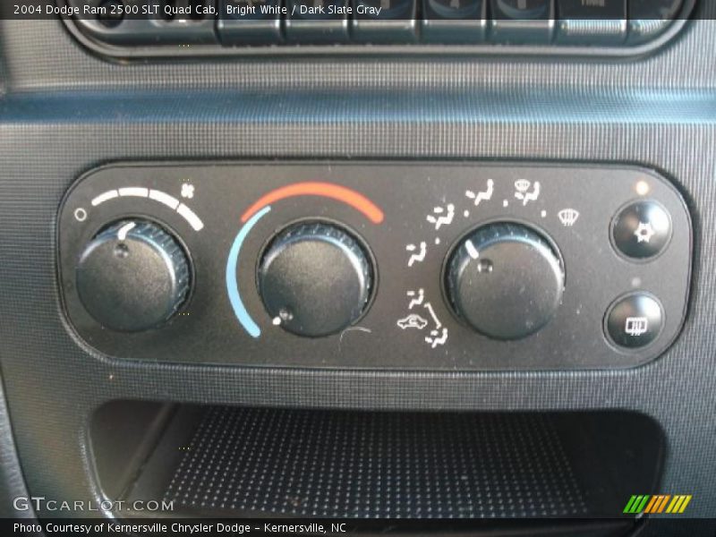 Bright White / Dark Slate Gray 2004 Dodge Ram 2500 SLT Quad Cab