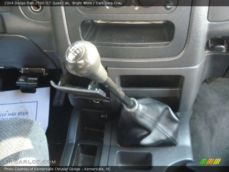 Bright White / Dark Slate Gray 2004 Dodge Ram 2500 SLT Quad Cab