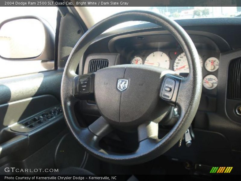 Bright White / Dark Slate Gray 2004 Dodge Ram 2500 SLT Quad Cab