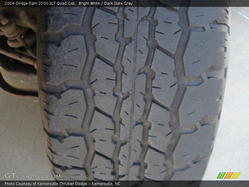 Bright White / Dark Slate Gray 2004 Dodge Ram 2500 SLT Quad Cab