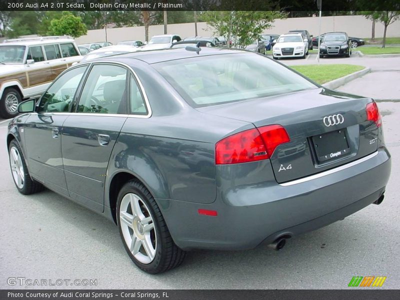 Dolphin Gray Metallic / Platinum 2006 Audi A4 2.0T Sedan