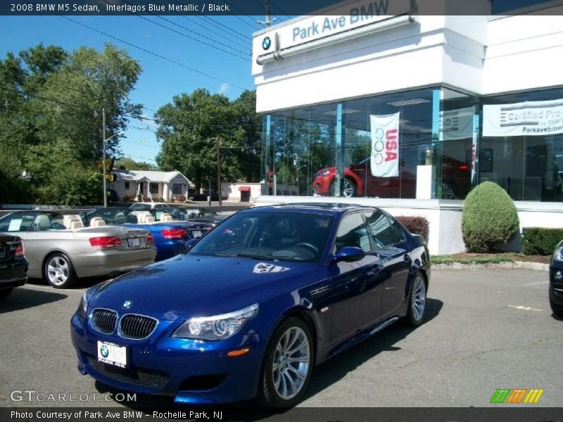 Interlagos Blue Metallic / Black 2008 BMW M5 Sedan