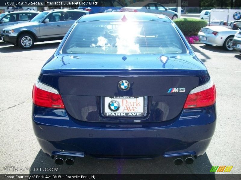 Interlagos Blue Metallic / Black 2008 BMW M5 Sedan