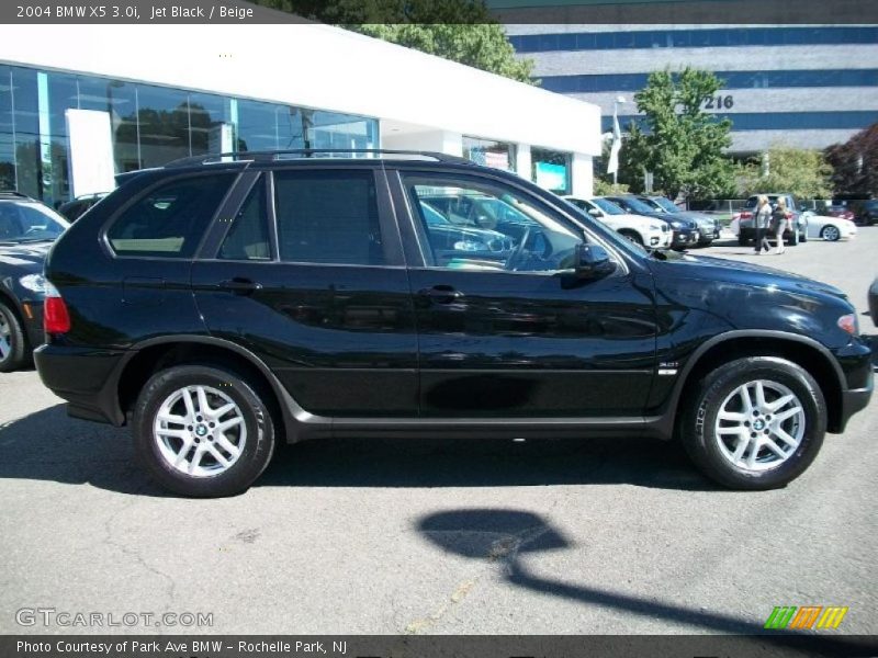 Jet Black / Beige 2004 BMW X5 3.0i