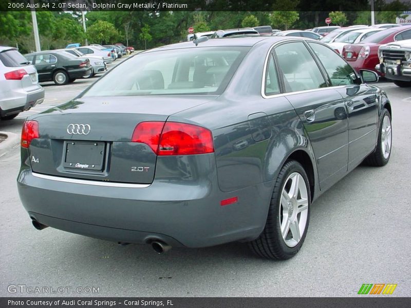 Dolphin Gray Metallic / Platinum 2006 Audi A4 2.0T Sedan